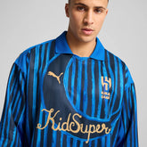 Camisa Al Hilal Kidsuper Mundial 2025 Manga Longa - Azul